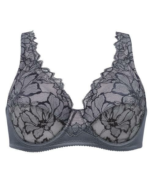 Wacoal / ワコール ブラ | フルカップ（やさしいつけごこち）　ワイヤーブラ（フルカップ）（ＢＸＣ３０９）（GY）