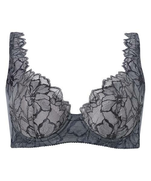 Wacoal / ワコール ブラ | 脇をやさしく抑える　ワイヤーブラ（３／４カップ）（ＢＸＣ４０９）（GY）