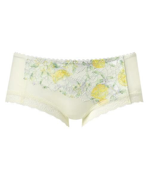 Wacoal / ワコール ショーツ | 重力ケアブラ＜ノンワイヤー＞　ペア　レディスショーツ（ボーイレングス）（ＰＸＢ６９４）（YE）