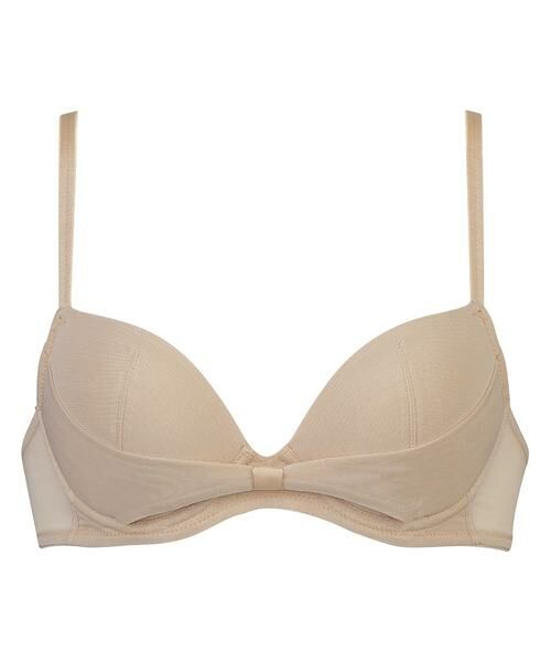 Wacoal / ワコール ブラ | リボンブラ™<胸もとフィットながもち> ワイヤーブラ(3/4カップ)(BCL410)(BE)