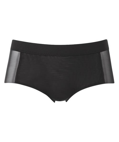 Wacoal / ワコール ショーツ | 重力ケアブラ＜ノンワイヤー＞　ペア　レディスショーツ（ボーイレングス）（ＰＸＢ６１４）（BL）