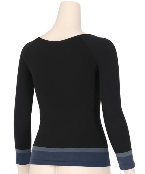 Wacoal / ワコール その他インナー・ルームウェア | ３６０°ラクストレッチ　タイプ　レディスインナー　トップ（９分袖）（ＣＬＤ３７１） | 詳細1