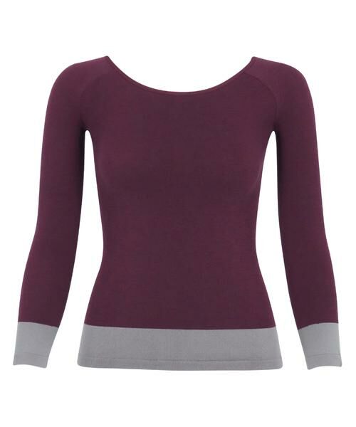 Wacoal / ワコール その他インナー・ルームウェア | ３６０°ラクストレッチ　タイプ　レディスインナー　トップ（９分袖）（ＣＬＤ３７１）（WI）