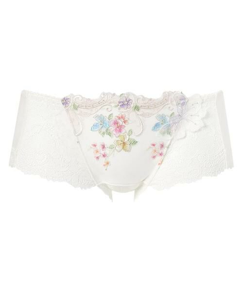 Wacoal / ワコール ショーツ | リボンブラ™＜胸もとフィットながもち＞　ペア　レディスショーツ（ボーイレングス）（ＰＸＢ６００）（IV）