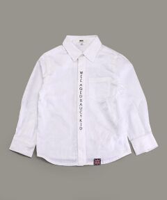 迷彩ジャガードブロードシャツ(120cm)