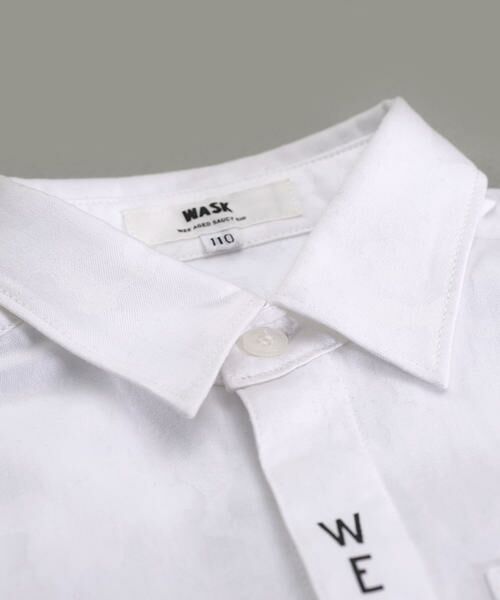 WASK / ワスク その他トップス | 迷彩ジャガードブロードシャツ(120cm) | 詳細2