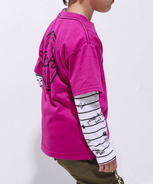 セール ワイドt ロゴボーダーロンtセット 90cm 100cm その他 Wask ワスク ファッション通販 タカシマヤファッションスクエア