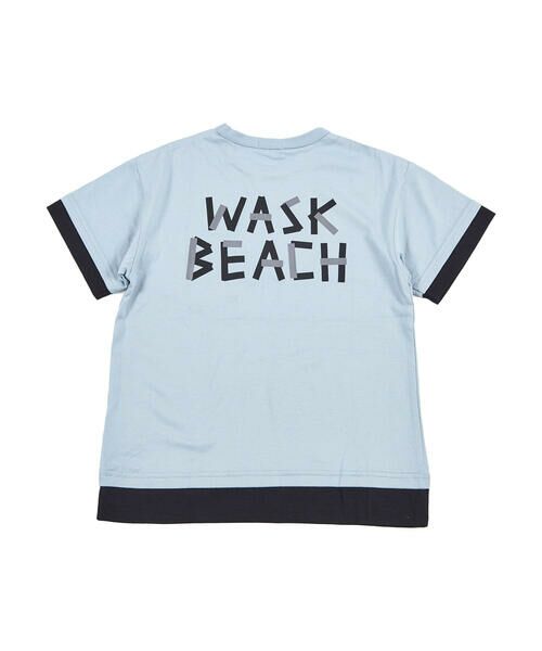 WASK / ワスク Tシャツ | 配色レイヤードビッグTシャツ(90cm~100cm) | 詳細1