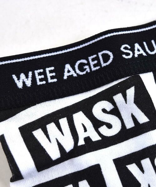 WASK / ワスク その他インナー・ルームウェア | BOX ロゴ柄 フライス 2P ショーツ(100cm) | 詳細2