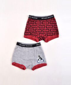 WASK / ワスク その他インナー・ルームウェア | BOX ロゴ柄 フライス 2P ショーツ(110cm~130cm)