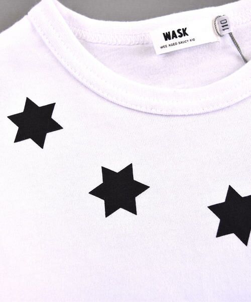 WASK / ワスク Tシャツ | 袖  切替 ライン ロゴ ビック Tシャツ (90cm~100cm) | 詳細3