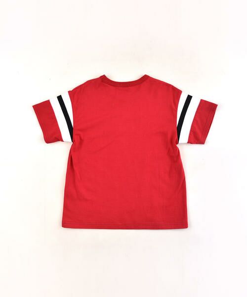 WASK / ワスク Tシャツ | 袖  切替 ライン ロゴ ビック Tシャツ (90cm~100cm) | 詳細9