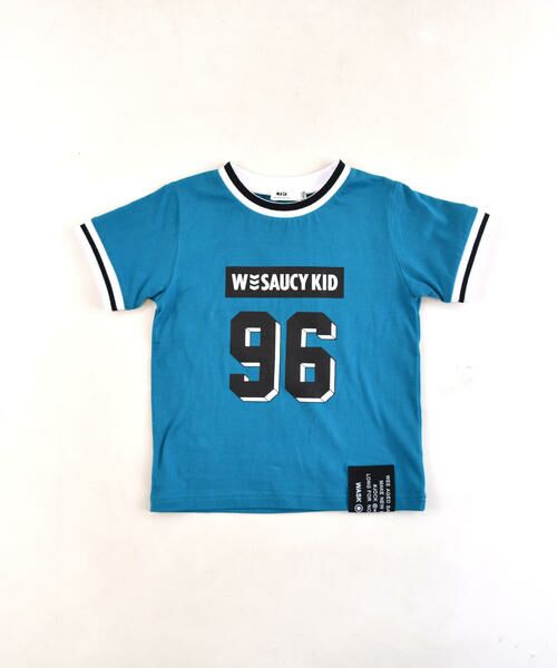 WASK / ワスク Tシャツ | ナンバー ネーム付き リンガー Tシャツ (90cm~100cm) | 詳細8