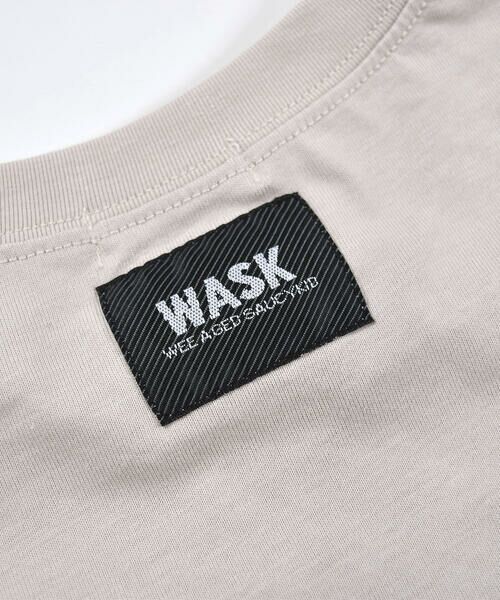 WASK / ワスク Tシャツ | ポケット シシュウ 長袖 Tシャツ (100〜160cm) | 詳細14