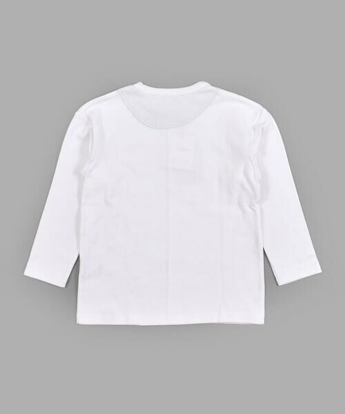 WASK / ワスク Tシャツ | 切替 ガラパッチ ワイド 長袖Tシャツ(100~160cm) | 詳細1