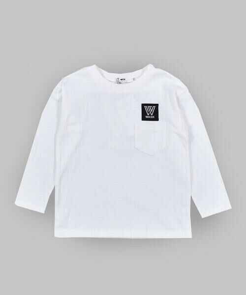 WASK / ワスク Tシャツ | BOXロゴ ワイド 長袖 Tシャツ (100~160cm) | 詳細3