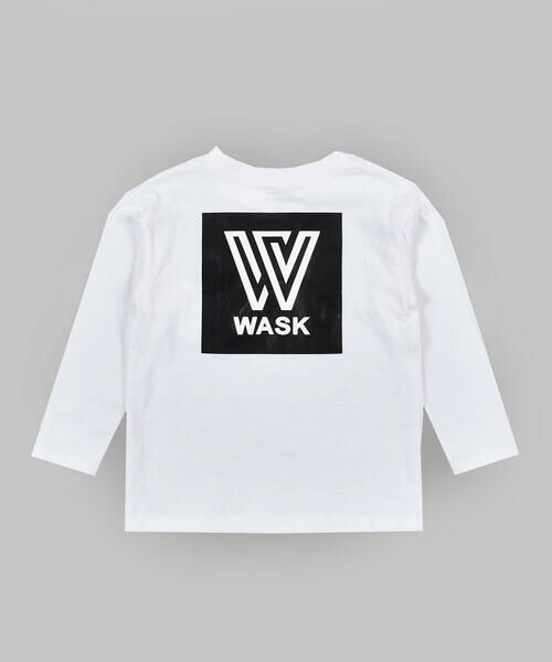 WASK / ワスク Tシャツ | BOXロゴ ワイド 長袖 Tシャツ (100~160cm) | 詳細4