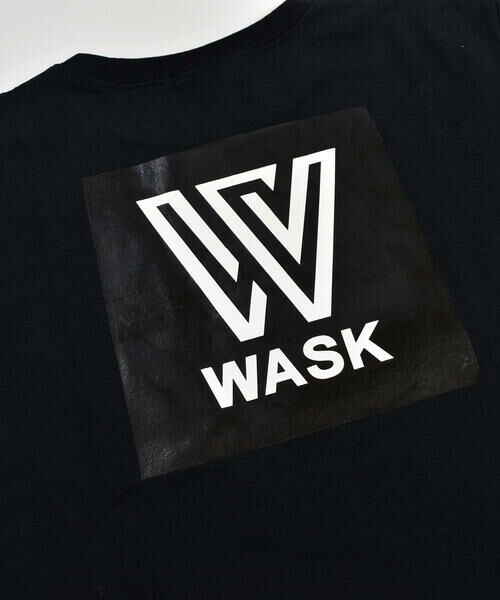 WASK / ワスク Tシャツ | BOXロゴ ワイド 長袖 Tシャツ (100~160cm) | 詳細15