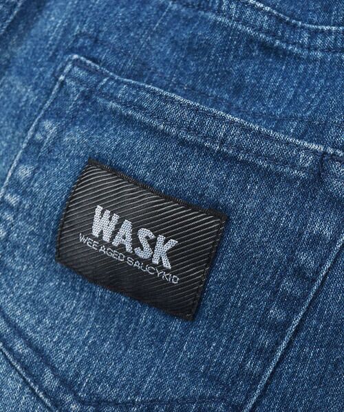 WASK / ワスク ショート・ハーフ・半端丈パンツ | 6分丈 ロゴプリント デニム パンツ (100~160cm) | 詳細17