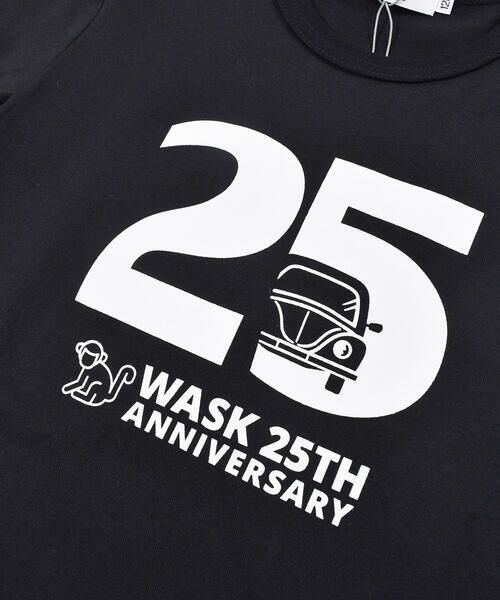 WASK / ワスク Tシャツ | 25TH WASK サル 半袖 アニバーサリー Tシャツ (90~160cm) | 詳細12