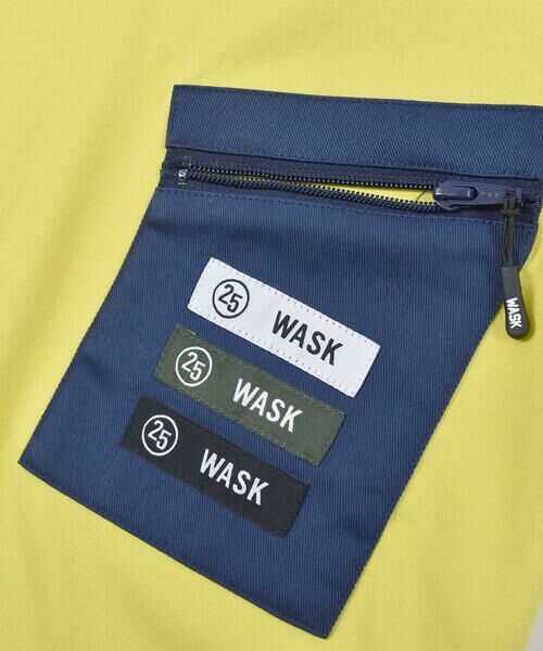 WASK / ワスク Tシャツ | ファスナー ポケット ワイド  半袖 Tシャツ(100~160cm) | 詳細6