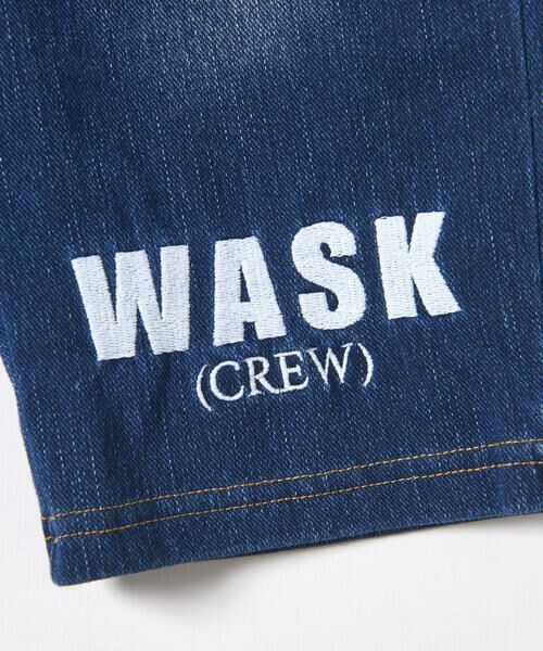 WASK / ワスク ショート・ハーフ・半端丈パンツ | 5.5分丈 デニムニット パンツ (100~160cm) | 詳細9