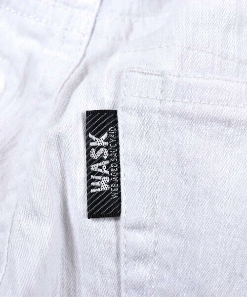 WASK / ワスク ショート・ハーフ・半端丈パンツ | 5.5分丈 裾 ファスナー デニム パンツ(100~160cm) | 詳細6