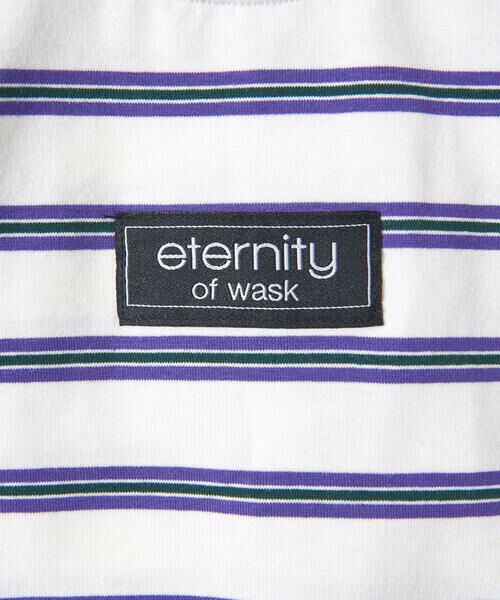 WASK / ワスク Tシャツ | マルチボーダー 7分袖 Tシャツ (100~160cm) | 詳細3