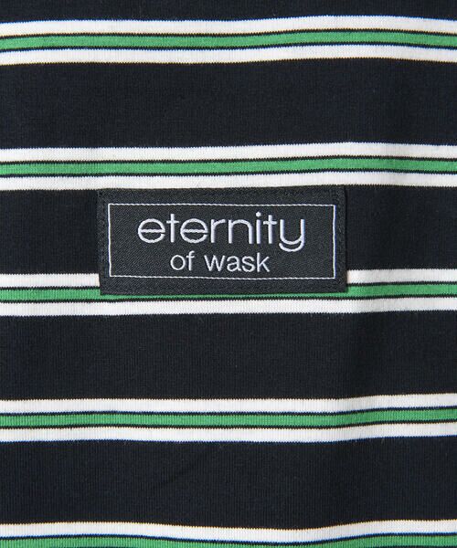 WASK / ワスク Tシャツ | マルチボーダー 7分袖 Tシャツ (100~160cm) | 詳細8