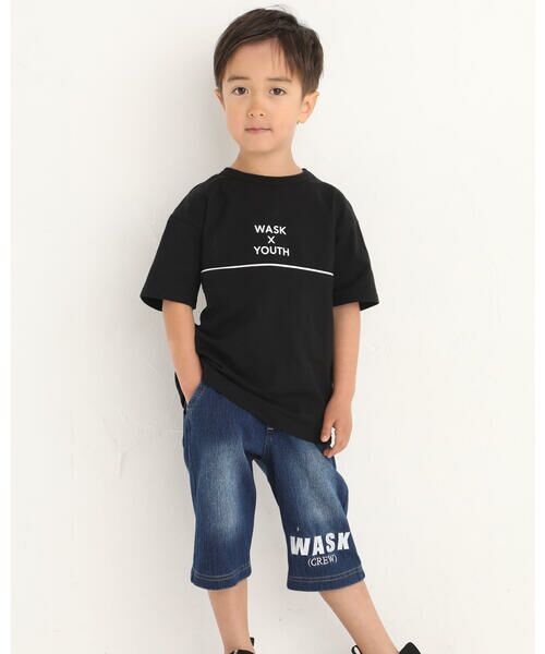 WASK / ワスク Tシャツ | ワッペン付き ワイド 半袖 Tシャツ (100~160cm) | 詳細3
