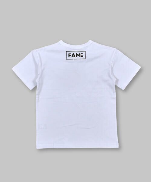 WASK / ワスク Tシャツ | 切替 ロゴ ワイド 半袖 Tシャツ(100~160cm) | 詳細1