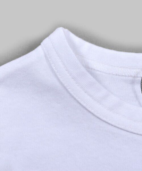 WASK / ワスク Tシャツ | 切替 ロゴ ワイド 半袖 Tシャツ(100~160cm) | 詳細2