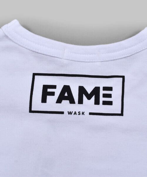 WASK / ワスク Tシャツ | 切替 ロゴ ワイド 半袖 Tシャツ(100~160cm) | 詳細4