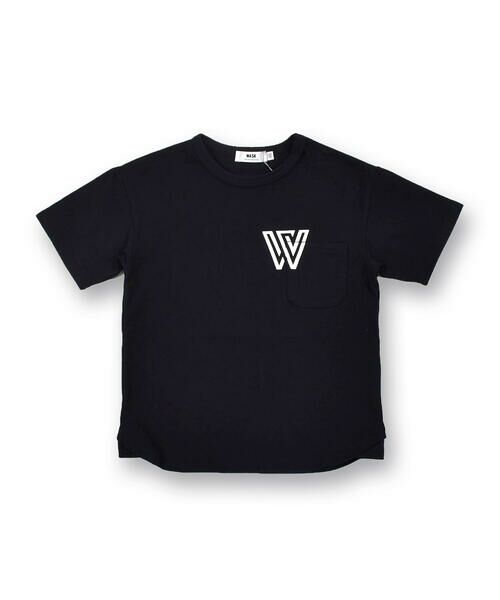 WASK / ワスク Tシャツ | トラ エンボス加工 天竺 ワイド Tシャツ (100~160cm) | 詳細3