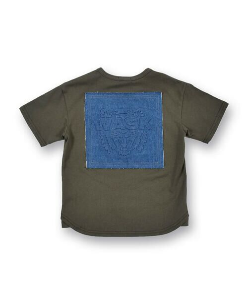 WASK / ワスク Tシャツ | トラ エンボス加工 天竺 ワイド Tシャツ (100~160cm) | 詳細15