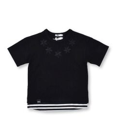 星 ワッペン 半袖 Tシャツ + ボーダー タンクトップ セット (100〜160cm)