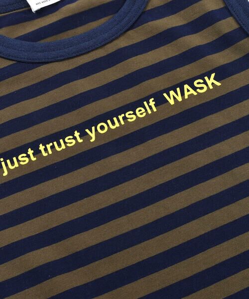 WASK / ワスク その他 | 星 ワッペン 半袖 Tシャツ + ボーダー タンクトップ セット (100〜160cm) | 詳細7