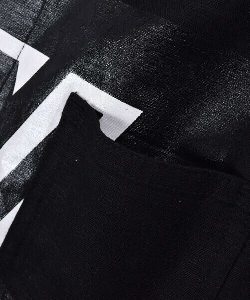 WASK / ワスク シャツ・ブラウス | ボックスロゴ ワイド アサレーヨン 半袖 シャツ (100~160cm) | 詳細4