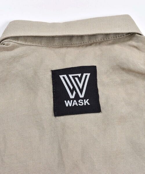 WASK / ワスク シャツ・ブラウス | ボックスロゴ ワイド アサレーヨン 半袖 シャツ (100~160cm) | 詳細13