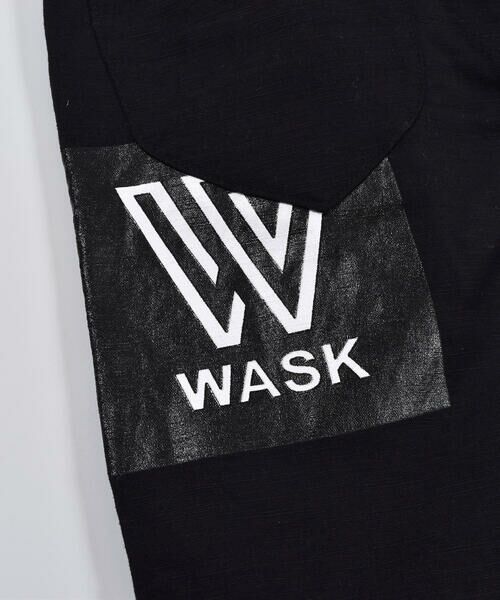 WASK / ワスク ショート・ハーフ・半端丈パンツ | 5.5分丈 ボックス プリントアサレーヨン パンツ (100~160cm) | 詳細6