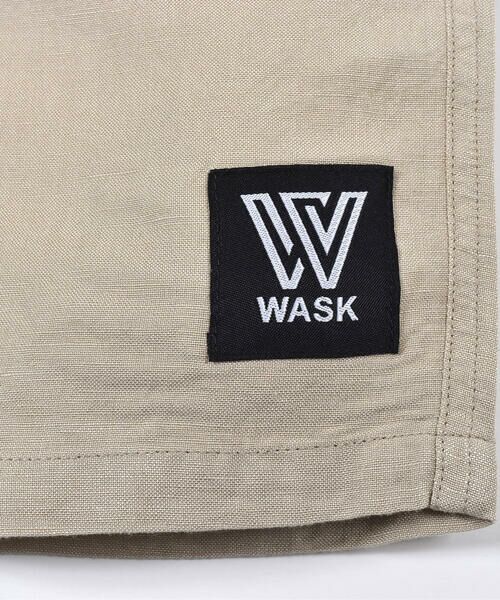 WASK / ワスク ショート・ハーフ・半端丈パンツ | 5.5分丈 ボックス プリントアサレーヨン パンツ (100~160cm) | 詳細10