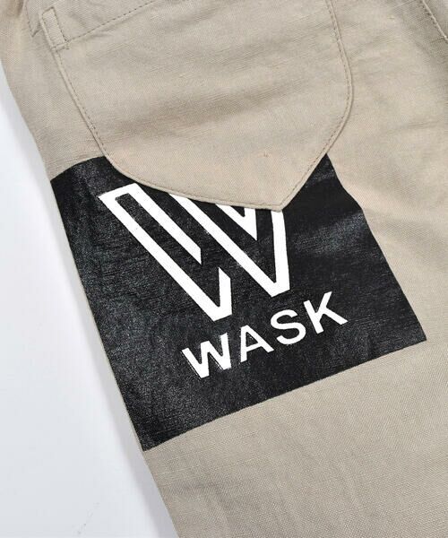 WASK / ワスク ショート・ハーフ・半端丈パンツ | 5.5分丈 ボックス プリントアサレーヨン パンツ (100~160cm) | 詳細12