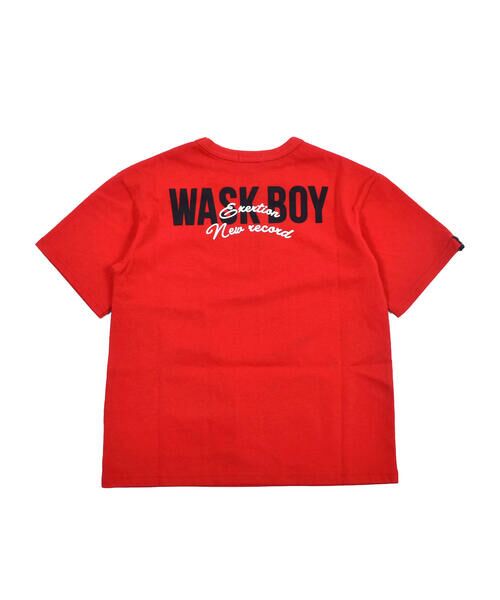 WASK / ワスク Tシャツ | 配色 ポケット ロゴプリント ビッグ 半袖 Tシャツ (100~160cm) | 詳細6
