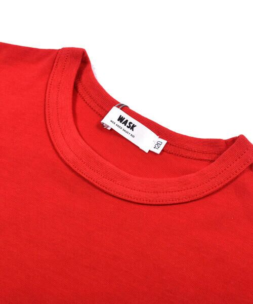 WASK / ワスク Tシャツ | 配色 ポケット ロゴプリント ビッグ 半袖 Tシャツ (100~160cm) | 詳細7
