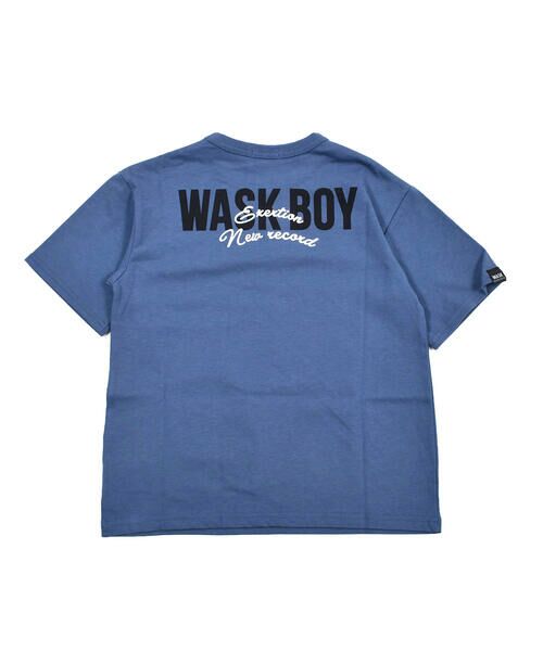 WASK / ワスク Tシャツ | 配色 ポケット ロゴプリント ビッグ 半袖 Tシャツ (100~160cm) | 詳細11