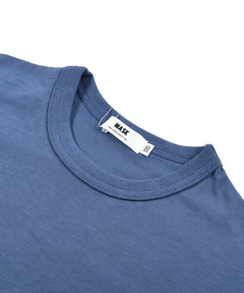 WASK / ワスク Tシャツ | 配色 ポケット ロゴプリント ビッグ 半袖 Tシャツ (100~160cm) | 詳細12