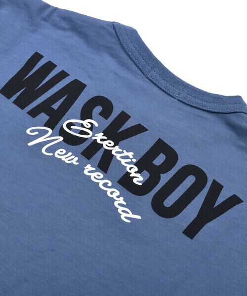 WASK / ワスク Tシャツ | 配色 ポケット ロゴプリント ビッグ 半袖 Tシャツ (100~160cm) | 詳細15