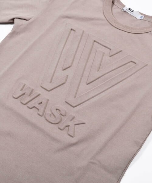 WASK / ワスク Tシャツ | エンボス加工 ワイド 半袖 Tシャツ (100~160cm) | 詳細6