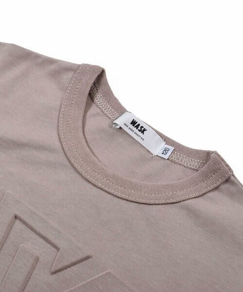 WASK / ワスク Tシャツ | エンボス加工 ワイド 半袖 Tシャツ (100~160cm) | 詳細7