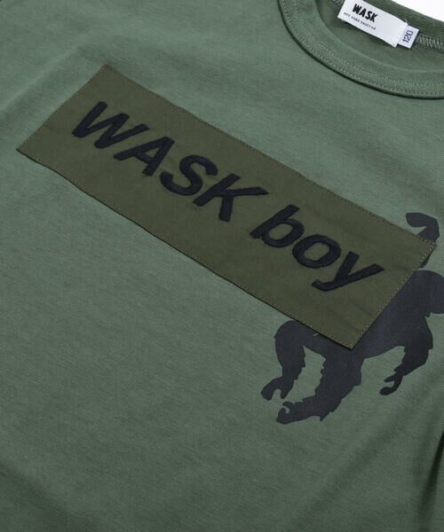 WASK / ワスク Tシャツ | 袖切り替え ロゴプリント ビッグ 半袖 Tシャツ (100~160cm) | 詳細5